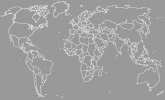 Icon der Weltkarte